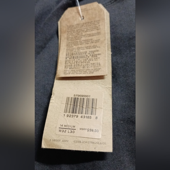 LEVI'S Curvy Skinny jeans, black, 14 medium,  W32 L30 - Picture 5 of 6